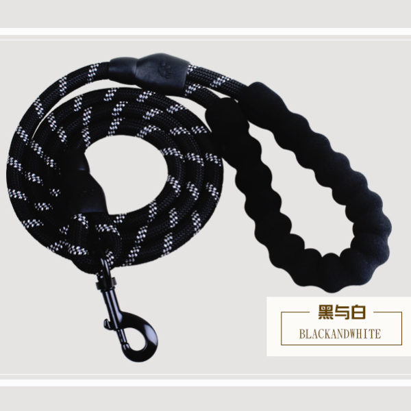 Pet Reflective Traction Rope Cotton Handle