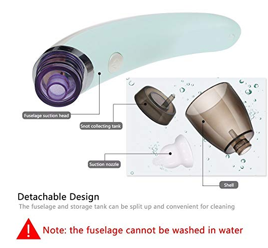 Electric Baby Nasal Aspirator Electric Nose Cleaner Sniffling Equipment Safe Hygienic Nose Snot Cleaner For Newborns Boy Girls