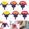 6pcs 4 Sizes Leakproof Inverted Flip Toss It Bottle Cap Stand Kit for Kichen Bathroom Plastic Bottle Holder Gadgets Tools